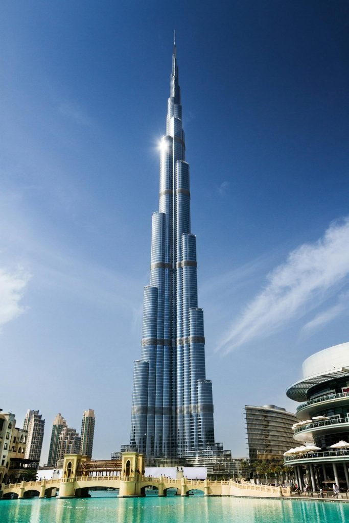 Dubai skyline with Burj Khalifa