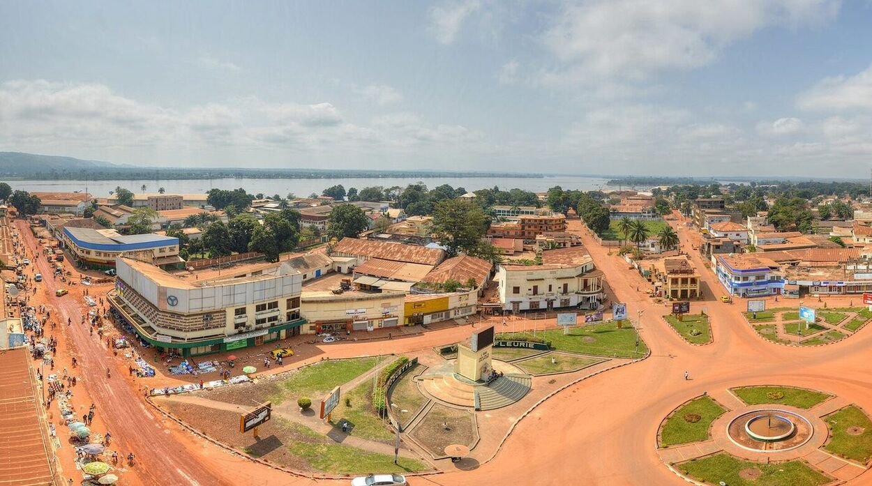 Central African Republic — the destination end of the India to Central African Republic corridor