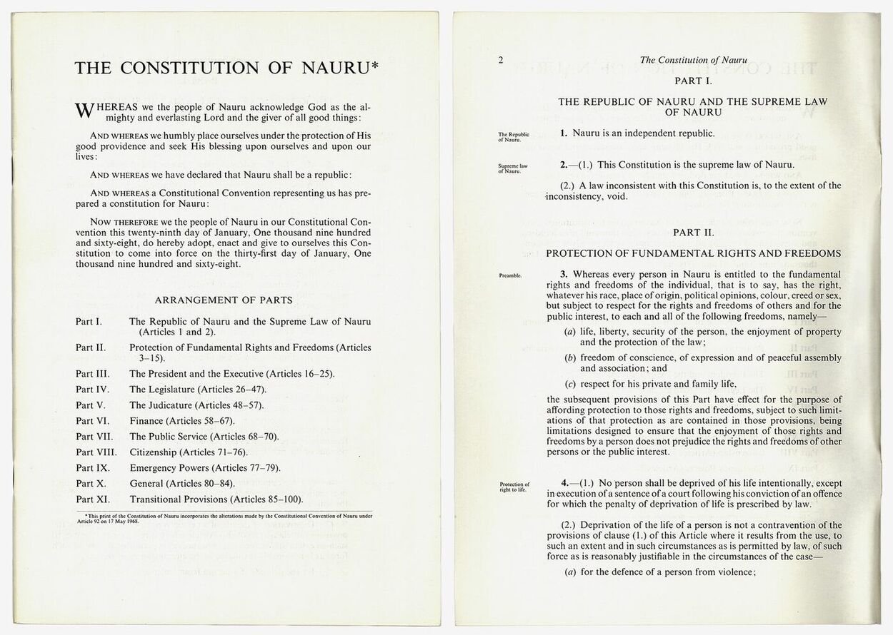 Nauru — the destination end of the India to Nauru corridor